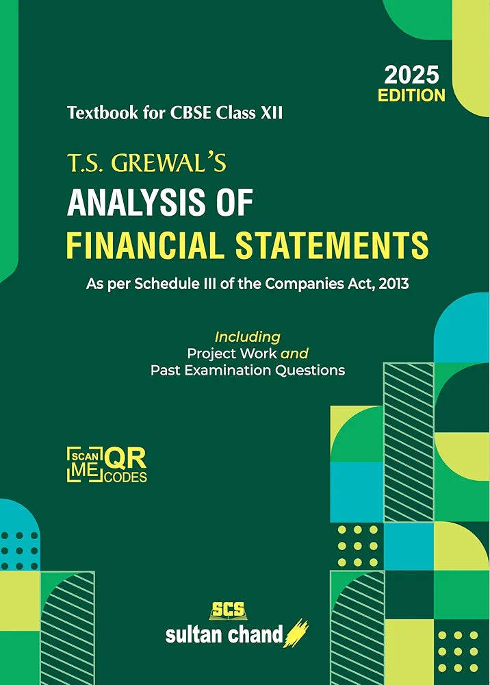 TS Grewal Analysis of Financial Statements: Textbook for CBSE Class 12 (2025-26 Examination) vol 3 ts grewal