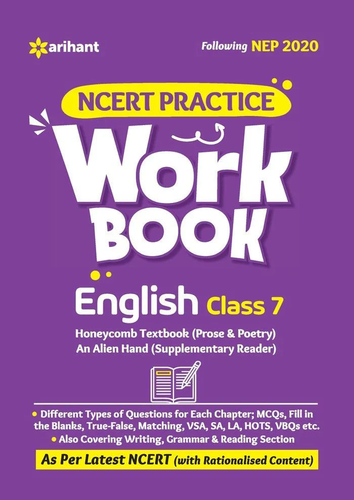 NCERT Practice Workbook English Class 7, Author: Team Arihant , Publisher: Arihant prakashan