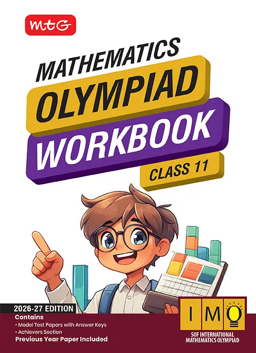 Class 11 International Mathematics Olympiad (IMO) Workbook for 2026-27 Exam, Publisher: MTG Learning Media Pvt Ltd