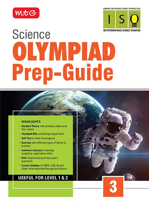 Class 3 Olympiad Prep-Guide (OPG) Science (ISO) – Detailed Theory, Self Test For SOF 2026-27 Exam, Publisher: MTG Learning Media Pvt Ltd