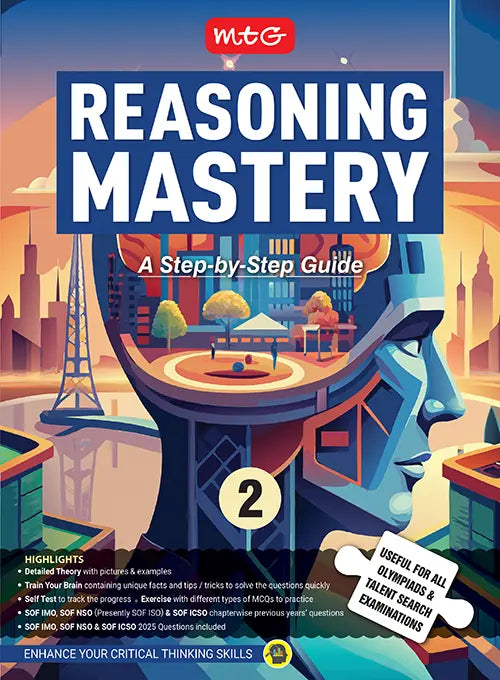 Class-2 Reasoning Mastery Step-by-Step Guide For 2026-27 Exam, Publisher: MTG Learning Media Pvt Ltd