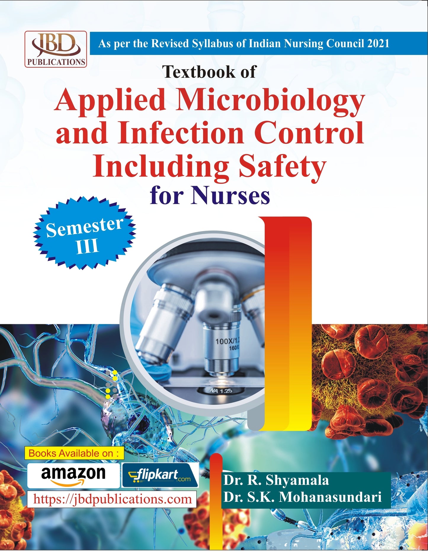 Textbook of Applied Microbiology and Infection Control Including Safety for Nurses BY Dr. R. Shyamala, Dr. S.K. Mohanasundari (JBD)