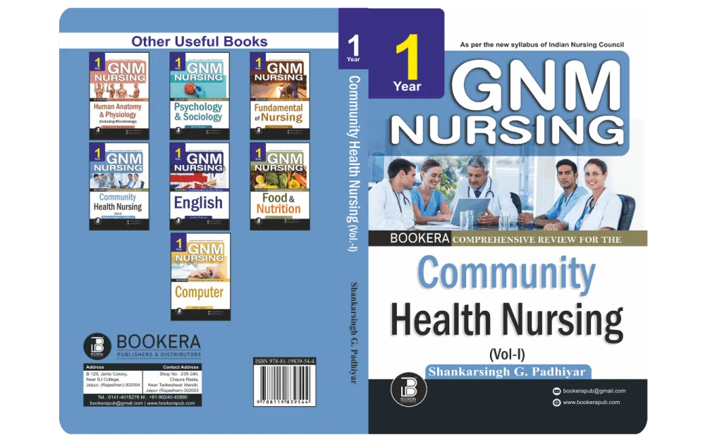 BP(QRS)-Community Health Nursing-I (E) Author: Shankarsingh G. Padhiyar , Publisher : Bookera Publishers & Distributors