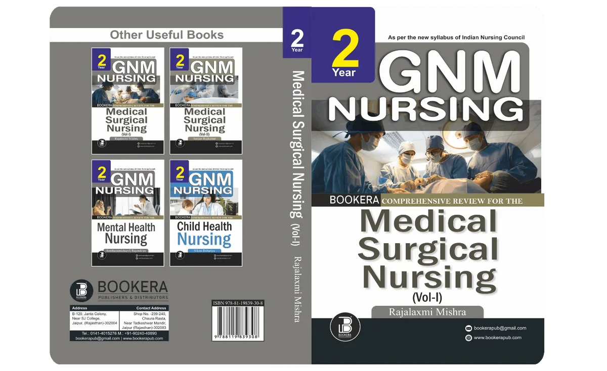 BP(QRS)-Medical Surgical Nursing-I (E) Author: Rajalaxmi Mishra , Publisher : Bookera Publishers & Distributors