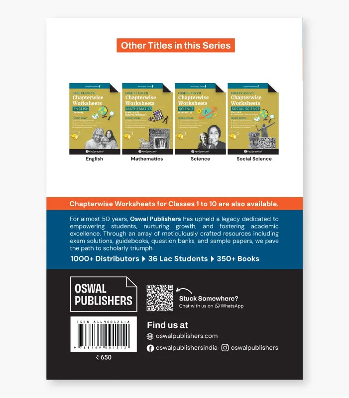 NCERT Edge Combined Solutions CBSE Class 7 , Oswal Publishers