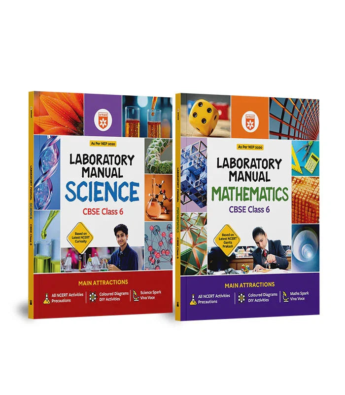 Combo of Lab Manual Mathematics & Science CBSE Class 6 | English Medium, Author: Team Arihant , Publisher: Arihant prakashan