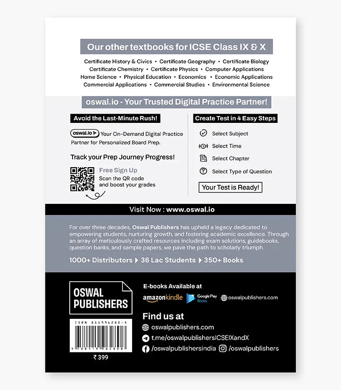 Computer Applications Textbook ICSE Class 9 By Oswal Publishers