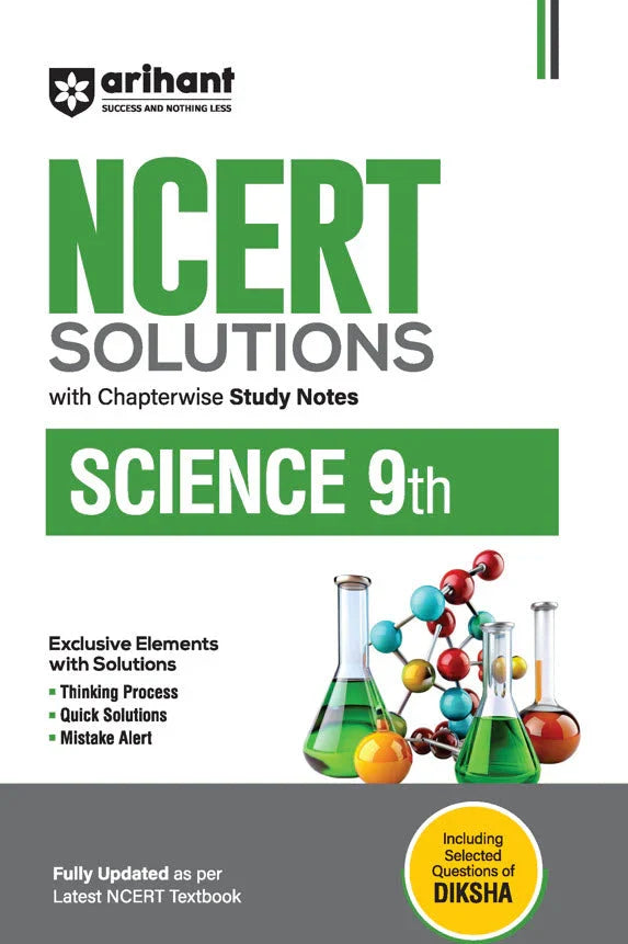 NCERT Solutions 2025 Science Class 9th | English Medium, Author: Team Arihant , Publisher: Arihant prakashan