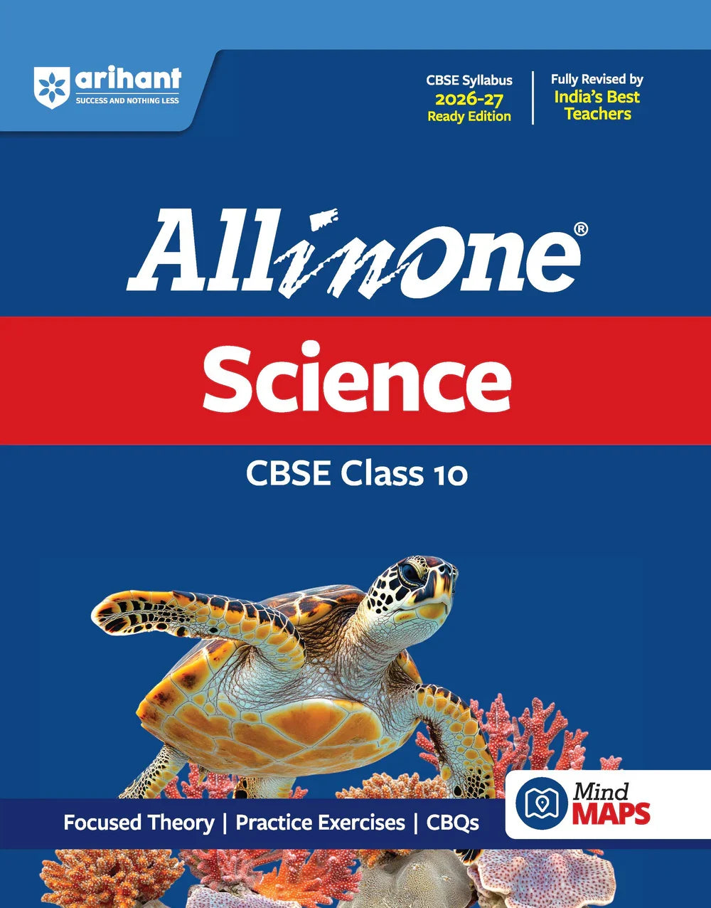 All in One Science Class 10 for CBSE Exam 2026-27 | NCERT Based Complete Theory, Practice Exercises, CBQs, A-R, Sample Papers & Mind Maps | Revised Edition as per Latest Syllabus, Author: Team Arihant , Publisher: Arihant prakashan