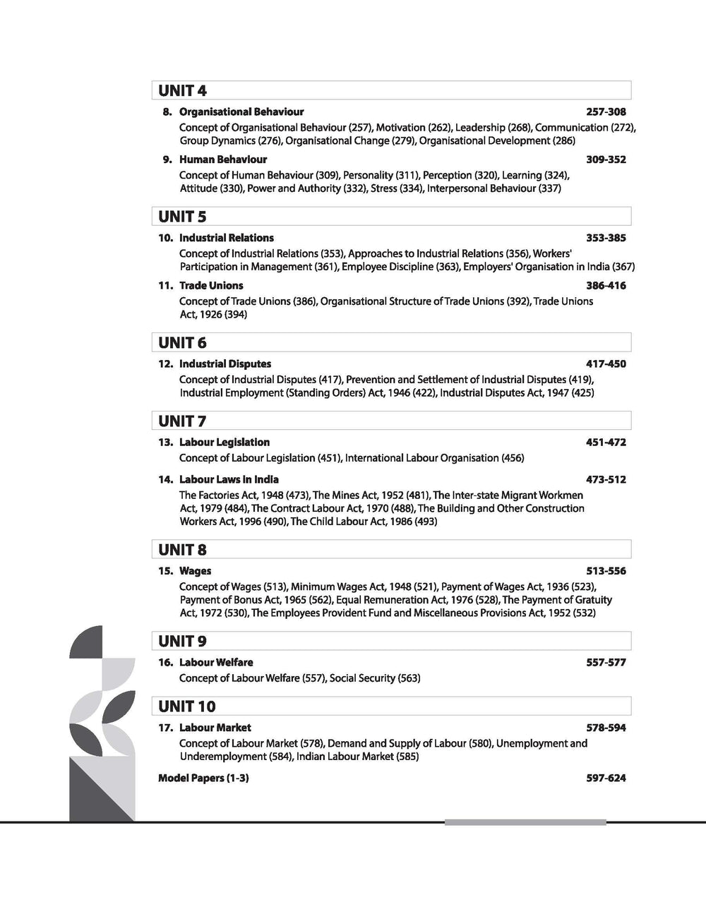 NTA UGC NET /JRF/SET 2025 - Study Guide Human Resource Management, Labour Welfare, Industrial Relations, Labour & Social Welfare and Personnel Management - Paper-2