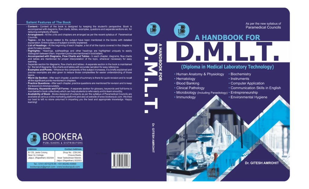 A Handbook of D.M.L.T. – (I & II) (E) BY Dr. Gitesh Amrohit , Publisher Bookera Publishers & Distributors