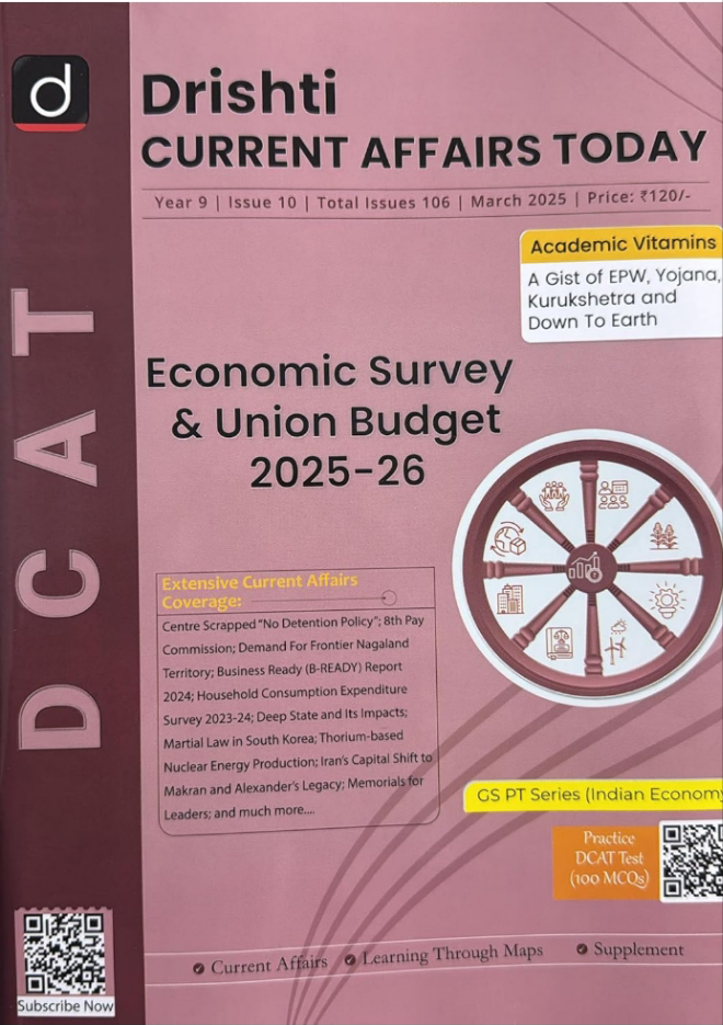 Drishti IAS Current Affairs Today English March 2025 - Budget 2025-26 Special