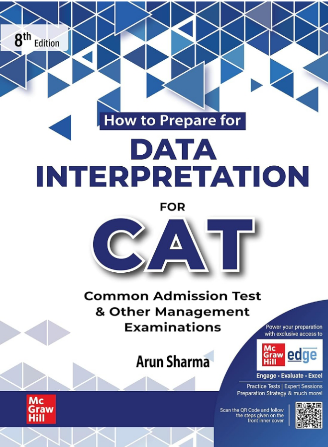 Data Interpretation for CAT 2025 by Arun Sharma | 8th edition (latest) | DI | CAT/ MBA