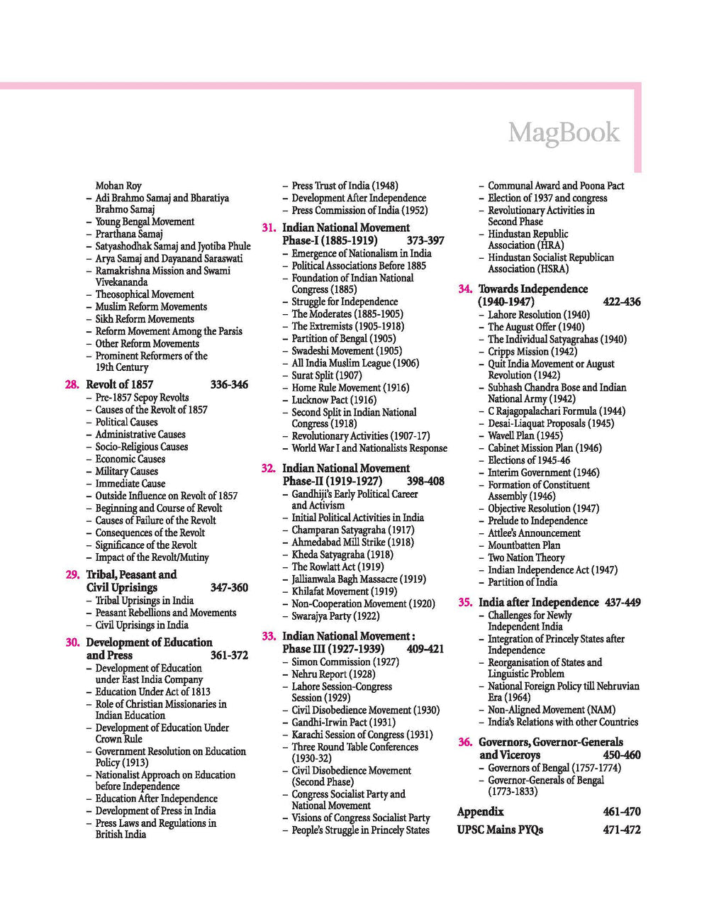 Magbook - Indian History | 2nd Revised Editon | For UPSC , State PCS & Other Competitive Exams | English Medium