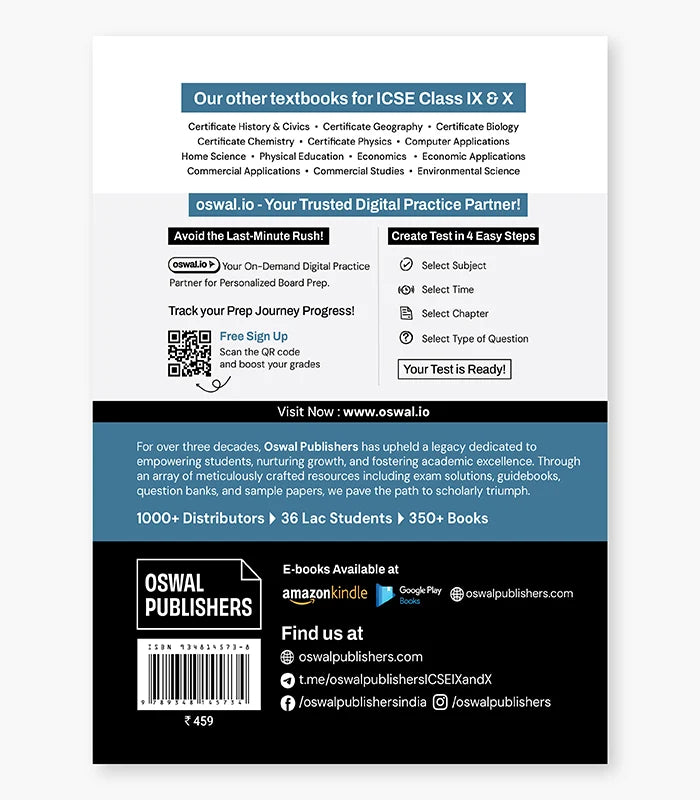 Certificate Physics Textbook ICSE Class 9 By Oswal Publishers