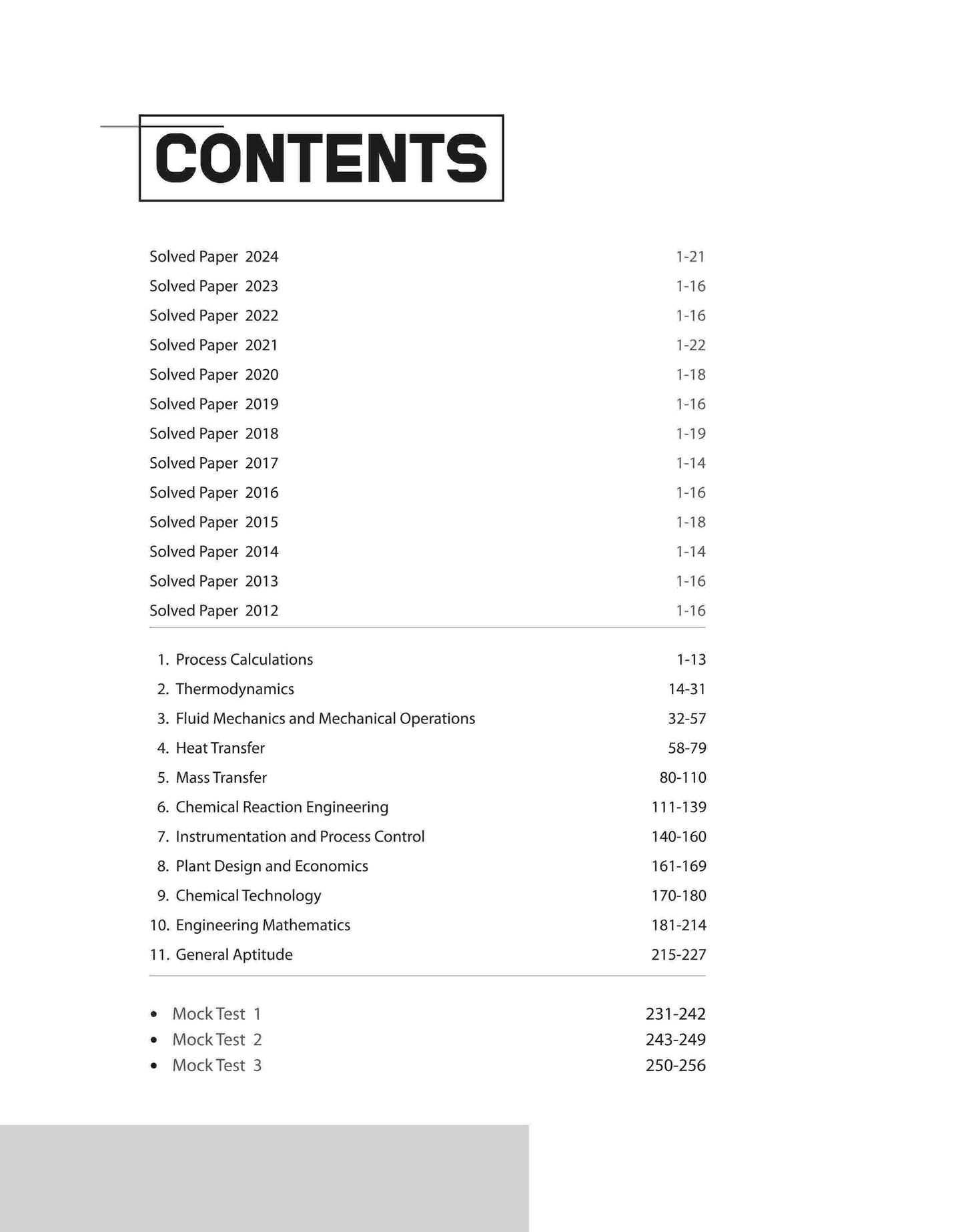 GATE Chemical Engineering | Chapterwise Previous Years' Solved Papers 2024-2000