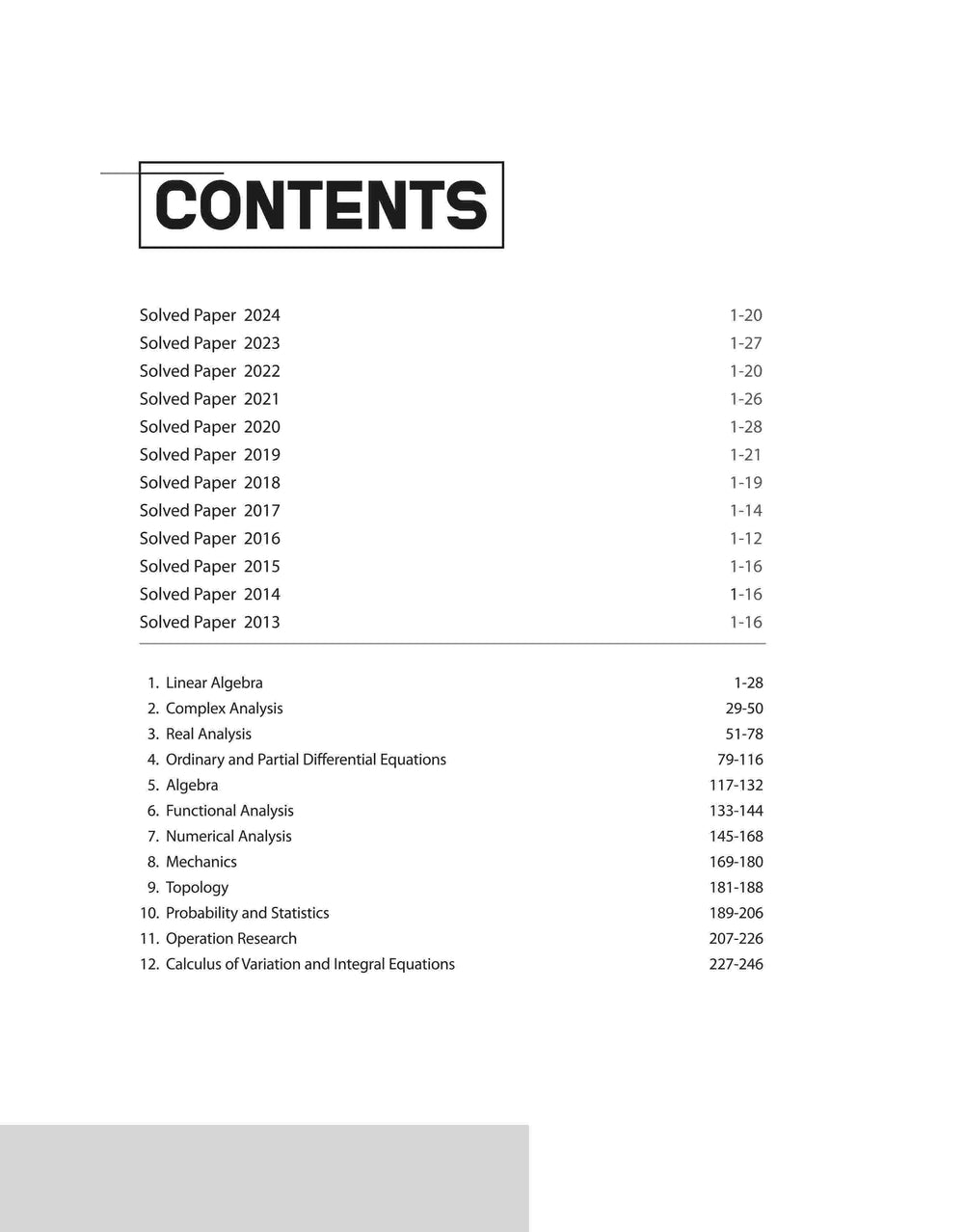 GATE Mathematics Chapterwise Previous Years' Solved Papers(2024-2000)
