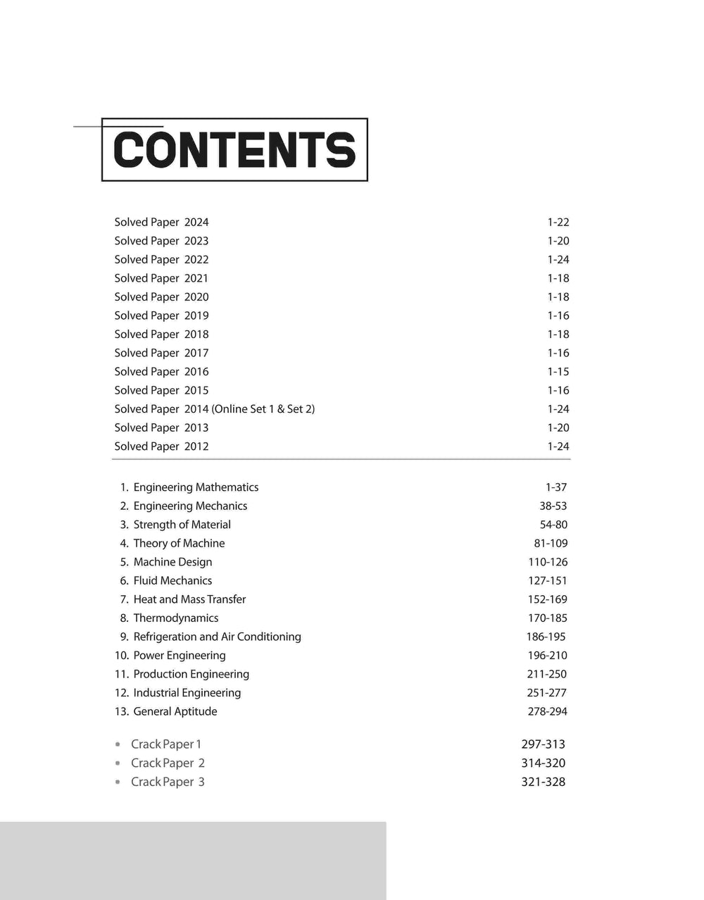 GATE Mechanical Engineering | Chapterwise Previous Years' Solved Papers (2024-2000)