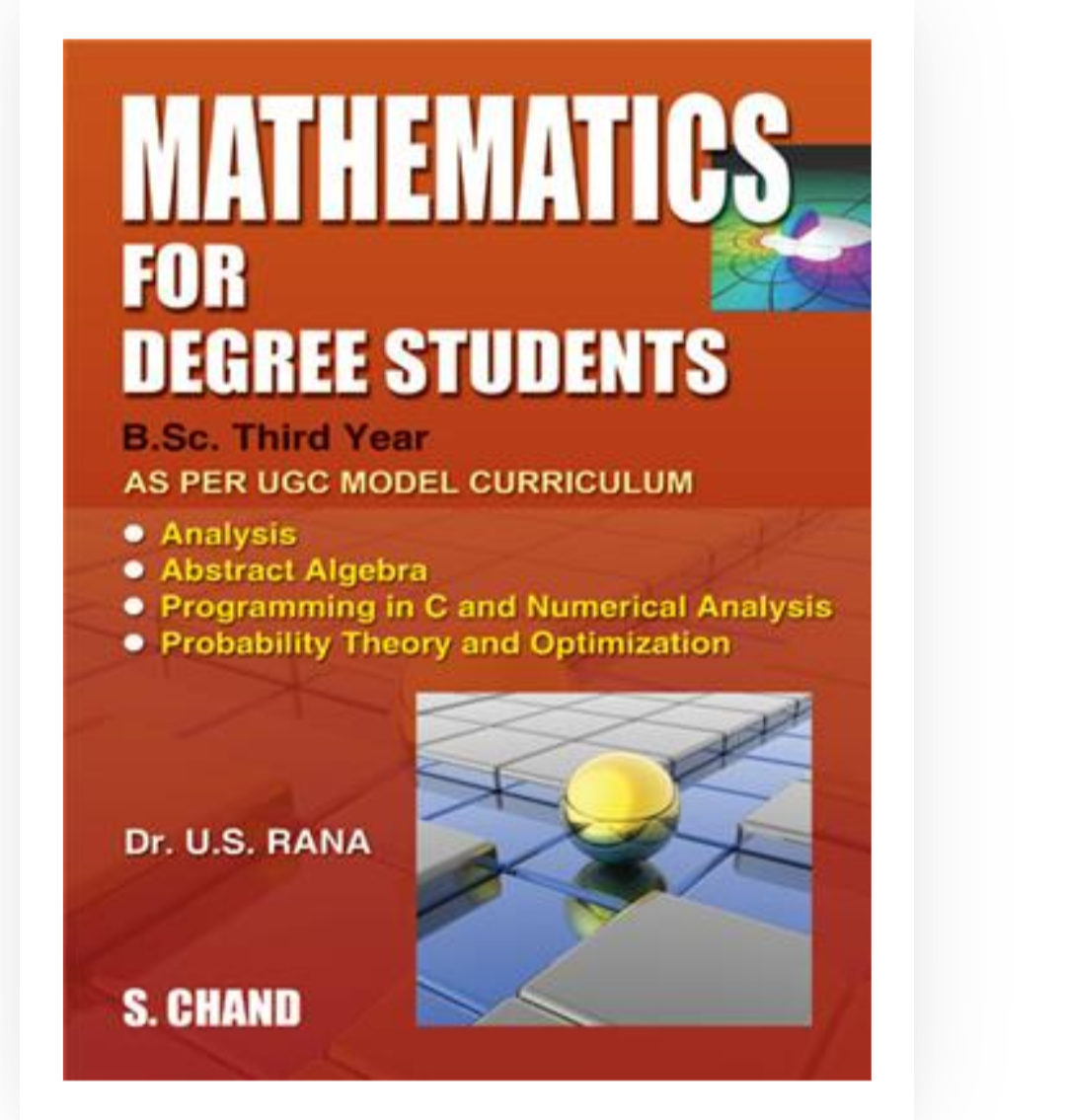 MATHEMATICS FOR DEGREE STUDENTS| US Rana