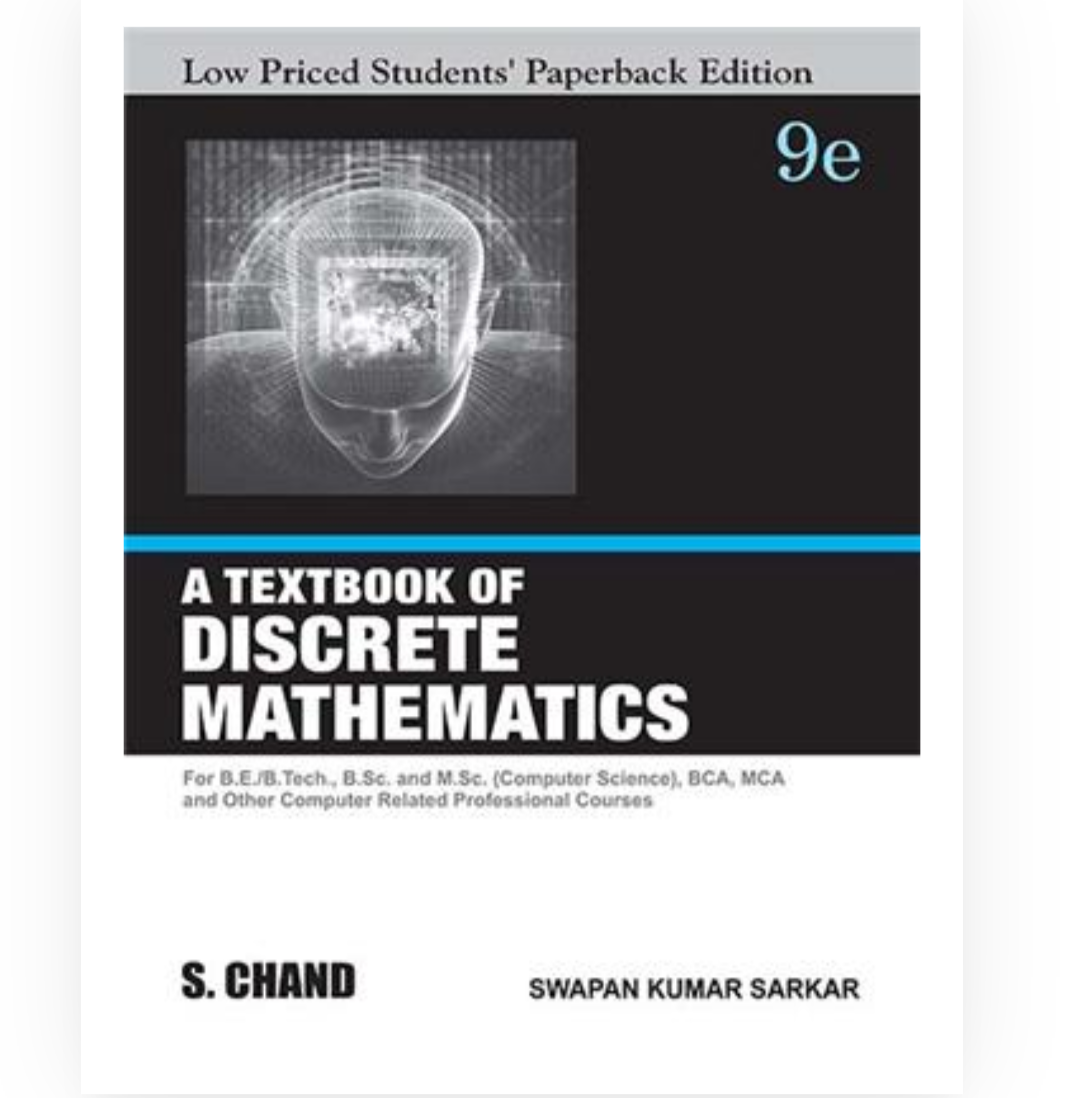 Textbook of Discrete Mathematics (LPSPE)| Sarkar| S Chand