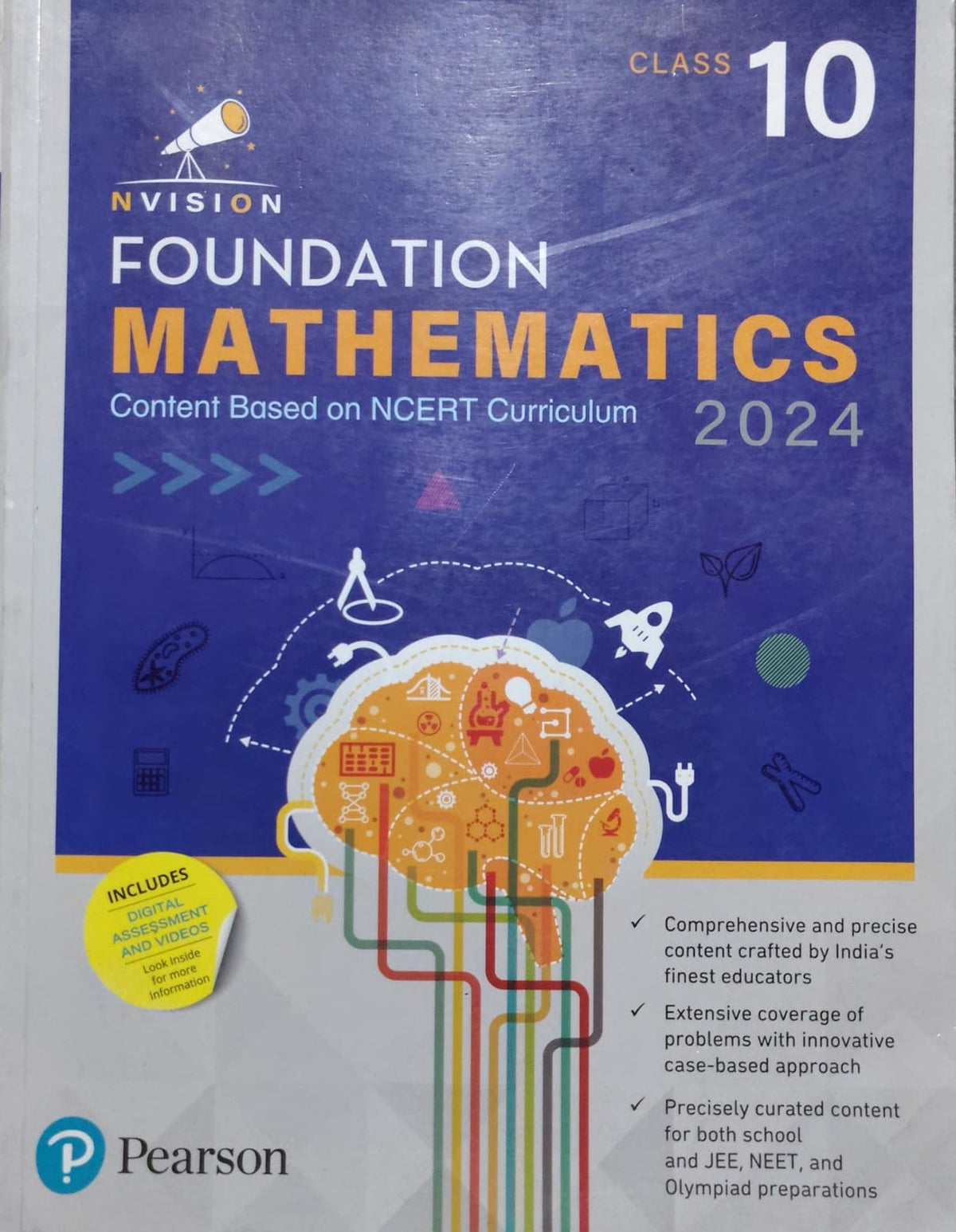 Pearson Nvision Foundation Mathematics Class 10 - NCERT Based 2024 Author: Pearson