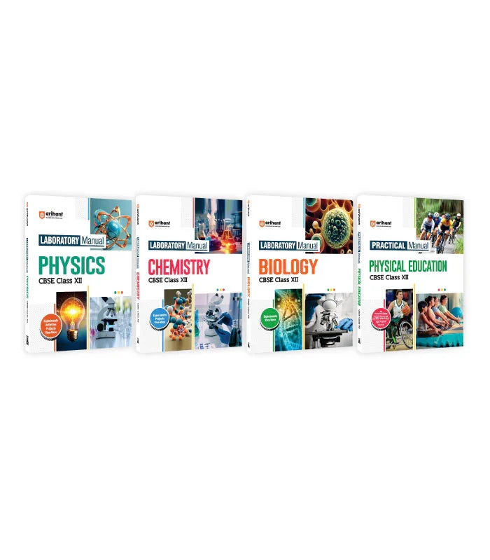 Combo of Laboratory Manual CBSE Physics, Chemistry, Biology & Physical Education Class 12th, Author: Team Arihant , Publisher: Arihant prakashan