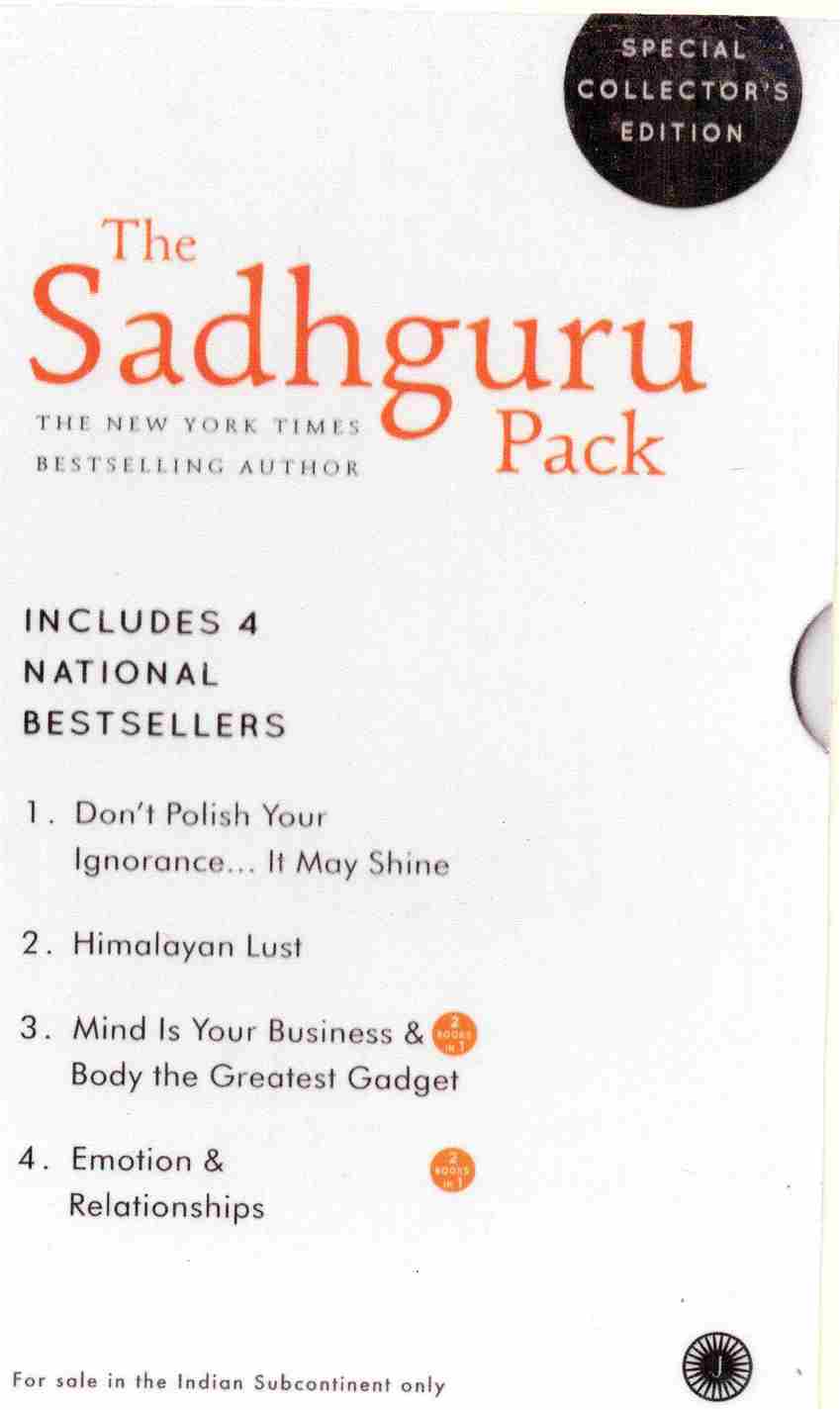 SADHGURU PACK(4 VOLS) (Novel)