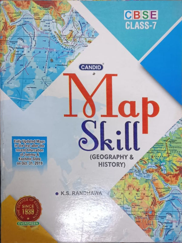 Map Skill | Geography & History | K.S. Randhawa | Candid | Geography & History | K.S. Randhawa