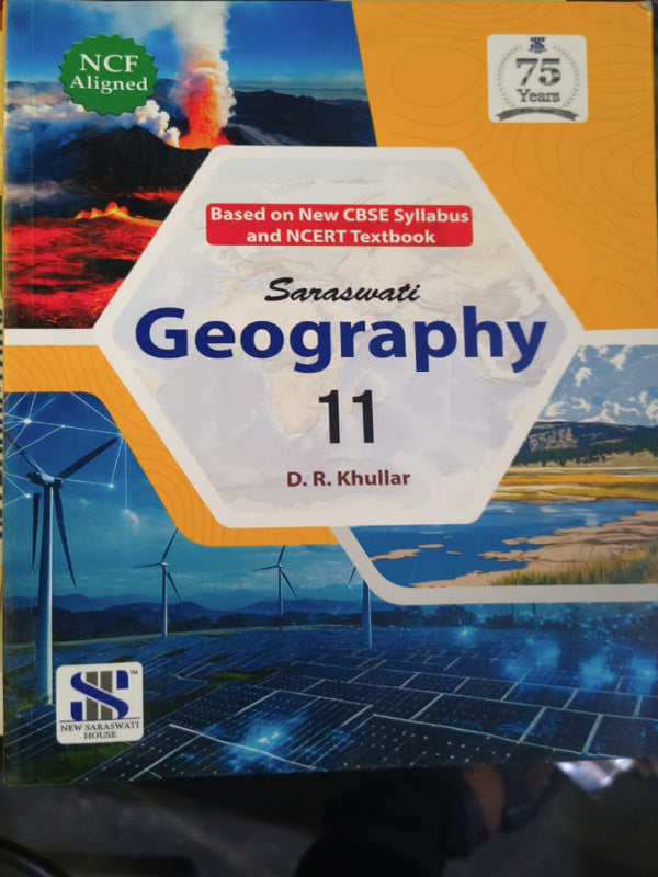 Saraswati Geography 11 | D. R. Khullar | New Saraswati House | Geography | D. R. Khullar