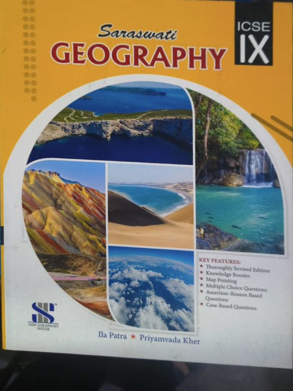 Saraswati Geography | Thoroughly Revised Edition | Ila Patra, Priyamvada Kher | New Saraswati House | Geography | Ila Patra, Priyamvada Kher | Thoroughly Revised Edition