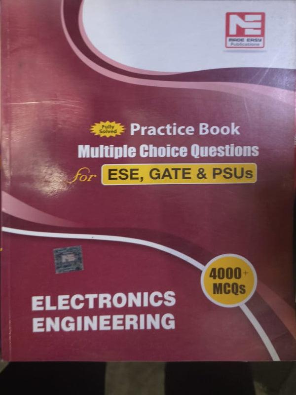 Practice Book Multiple Choice Questions for ESE, GATE & PSUs Electronics Engineering | Made Easy Publications | Electronics Engineering