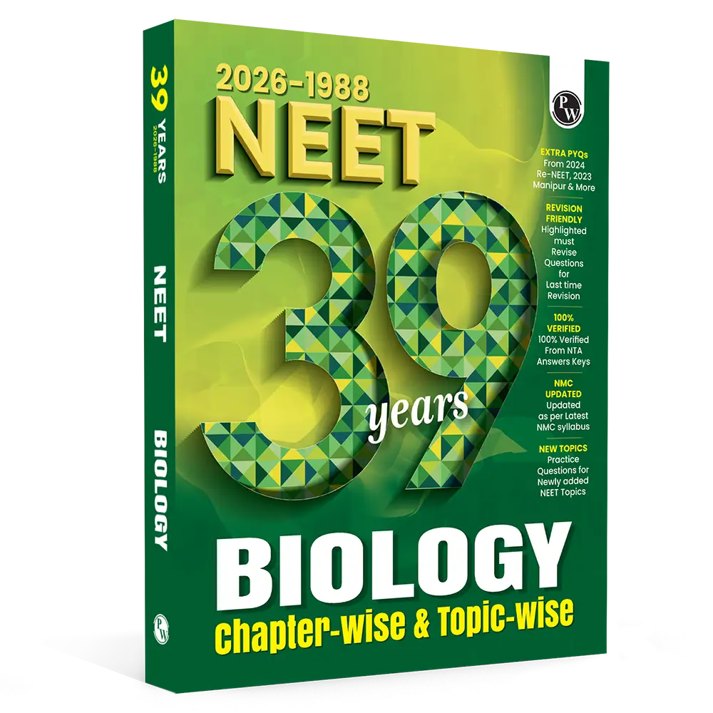 PW NEET PYQ 39 Years Biology For 2027 Exam | PYQ Deja Vu | Additional PYQs from Re-NEET and Other States | Chapterwise and Topicwise Solutions (2026-1988) with Highlighted Must Revise Questions
By PW
