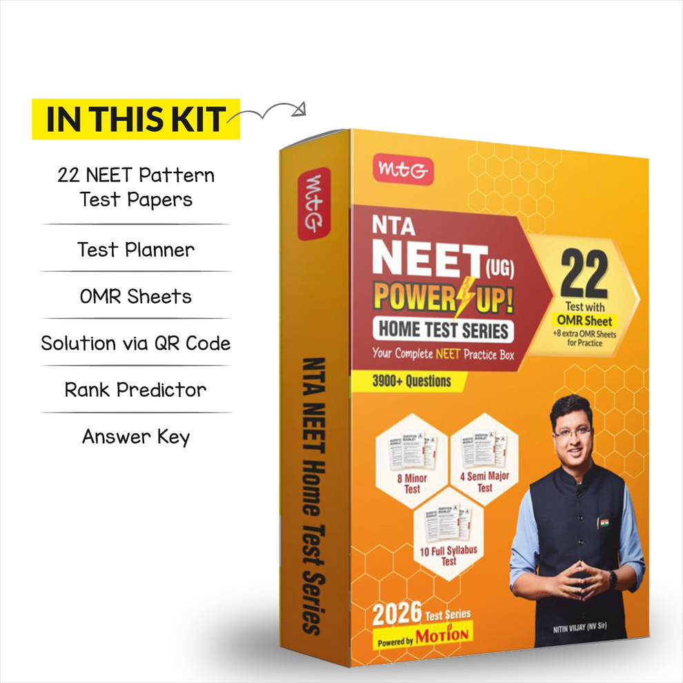 NEET Home Test Series| 22 Test Booklets (8 Minor Tests+4 Semi-Major Tests+10 Full Syllabus Tests) Based on the latest NTA Pattern (OMR Sheets + Ans Key)