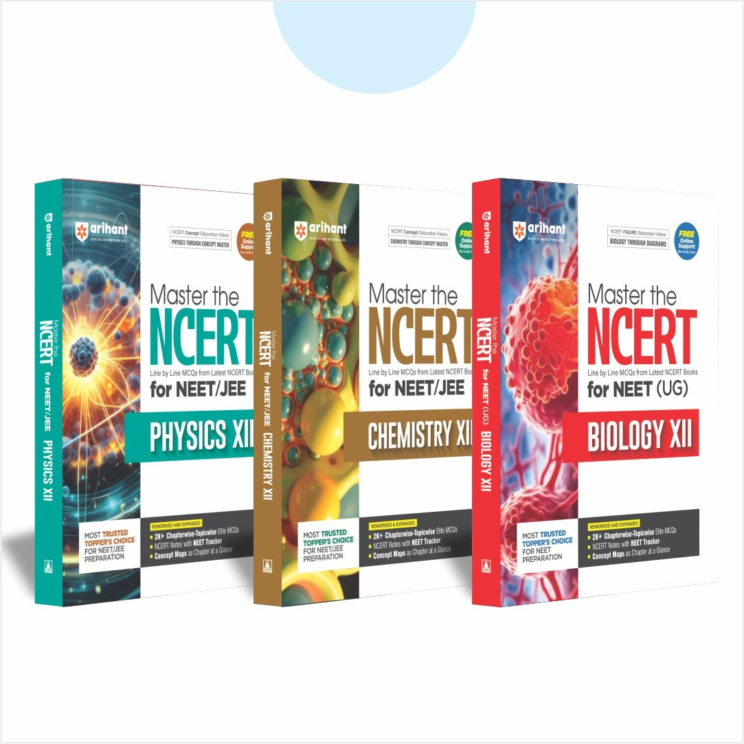 Combos of Master the NCERT Class 12 For NEET for Physics, Chemistry, Biology | English Medium