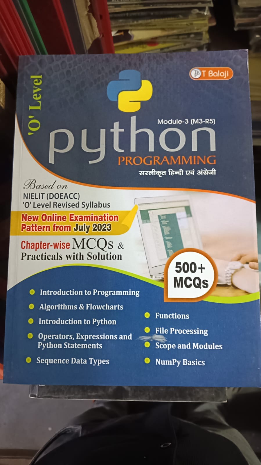'O' Level Python Programming, Module-3 (M3-R5)