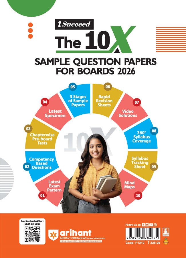 i-Succeed CBSE 2026 – English Language & Literature Class 9 | 10 Sample Question Papers | Rapid Revision Sheets | Mind Maps | Final 50 Most Probable Questions | As per Latest CBSE Sample Paper