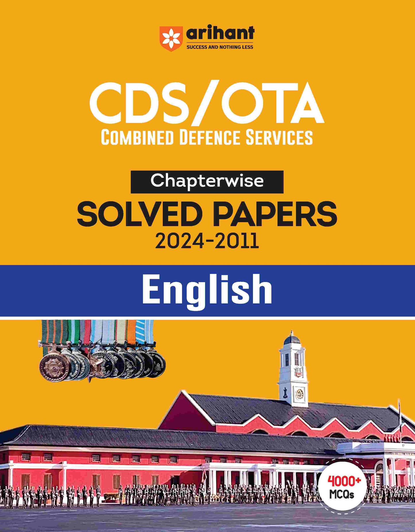 Combo of CDS/CDS OTA Chapterwise-Topicwise Solved Papers (2024-2011) | English Medium