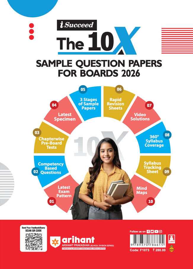 i-Succeed ICSE 2026 – Chemistry Class 10 | 15 Sample Question Papers | Based on Latest ICSE Syllabus | Includes Solved Specimen Paper, 2025 Board Paper & Council-style Answers
