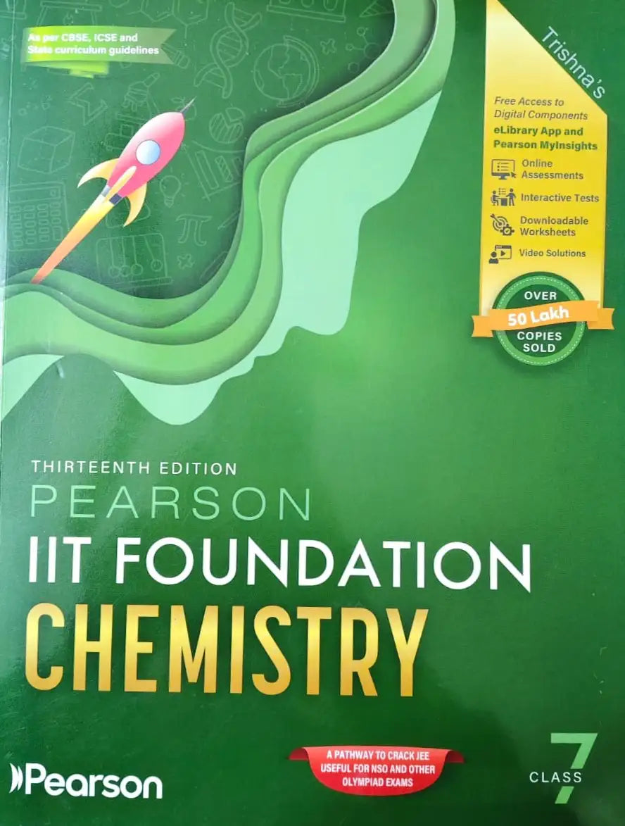 Pearson IIT Foundation Chemistry (Thirteenth Edition) for Class 7
