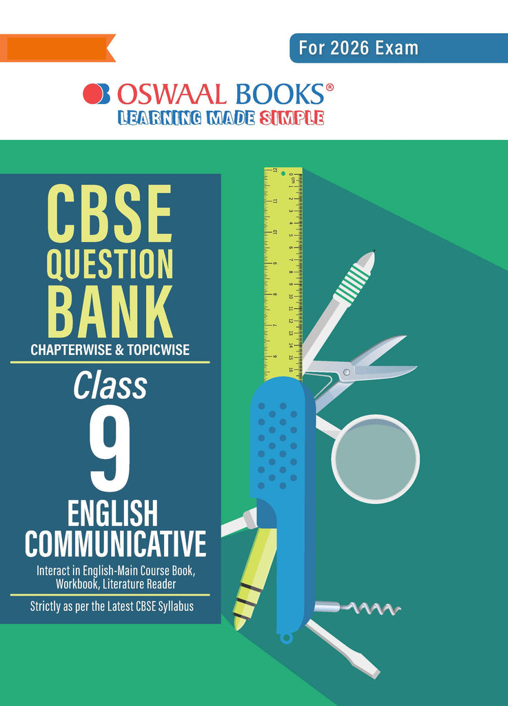 CBSE Question Bank Class 9 English Communicative, Chapterwise And Topicwise Solved Papers For 2026 Exams|Oswaal