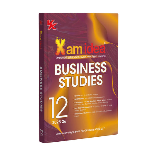 Xam idea Business Studies Class 12 Book | CBSE Board | Chapterwise Question Bank | Based on Revised CBSE Syllabus | NCERT Questions Included | 2024-25 Exam