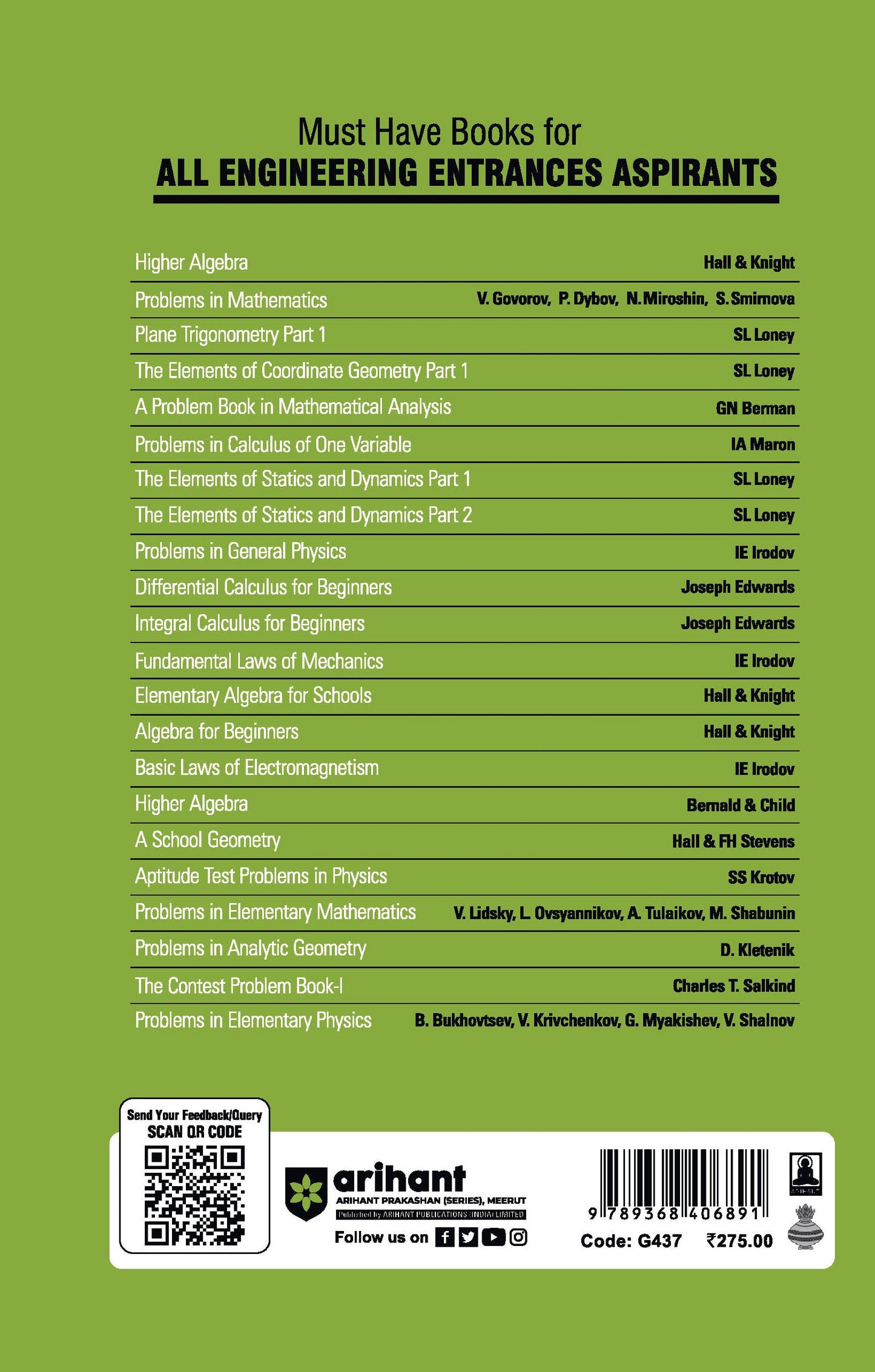 Classic Texts Series - Problems in Calculus of One Variable | By IA Maron