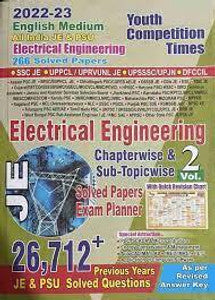 Youth Ssc Je Electrical Engineering Vol-2 Chapterwise & Sub- Topicwise Solved Papers (BOOK, YOUTH COMPETITION TIMES)