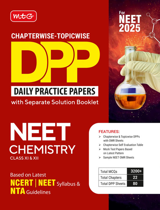 Chapterwise Topicwise DPP NEET Chemistry (Daily Practice Papers) With Solution Booklet