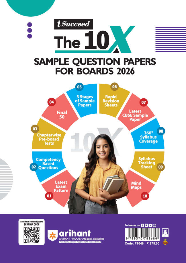 i-Succeed CBSE 2026 – Economics Class 12 | 15 Sample Question Papers | Rapid Revision Sheets | Mind Maps | Final 50 Most Probable Questions | As per Latest CBSE Sample Paper