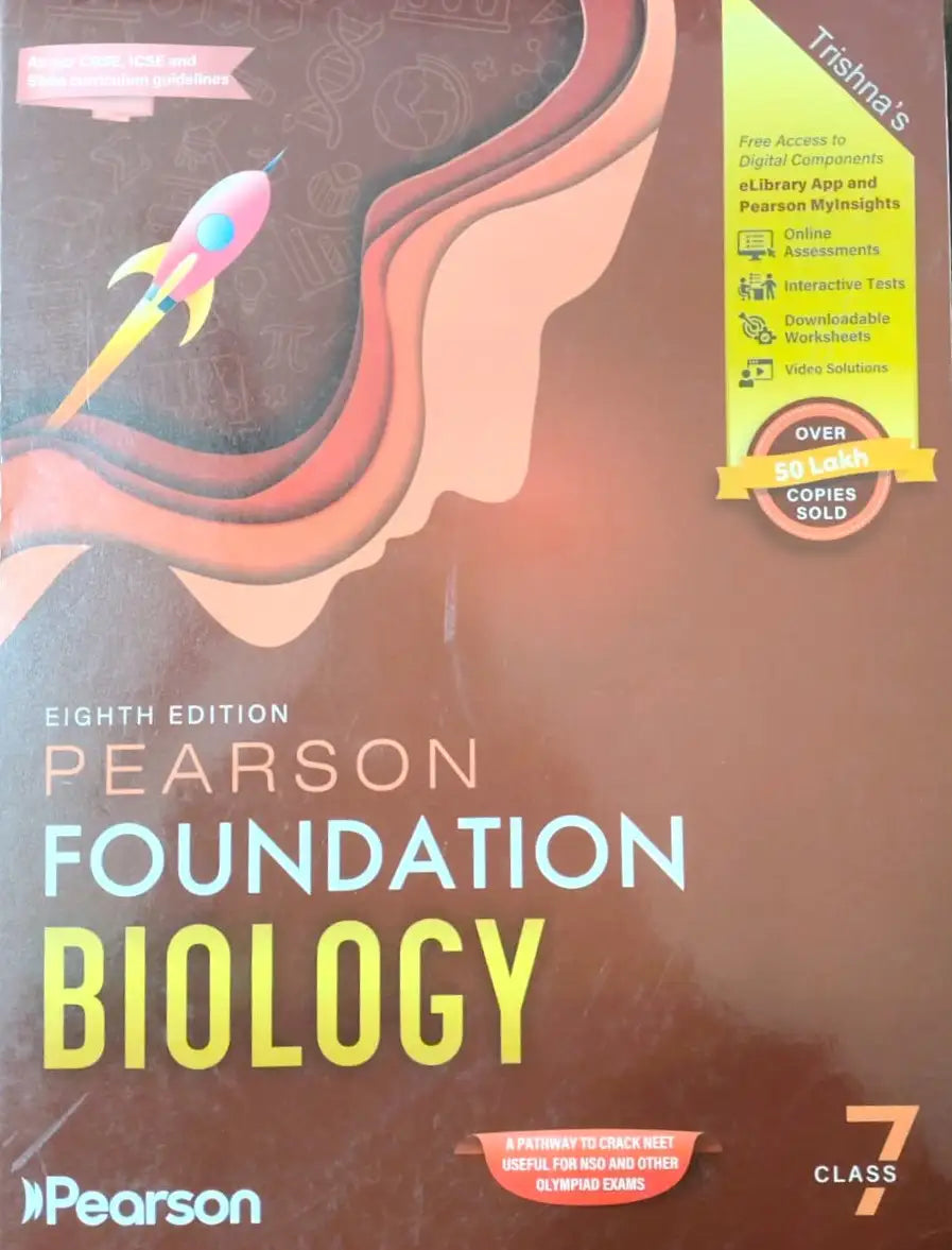 Pearson IIT Foundation Biology (Thirteenth Edition) for Class 7