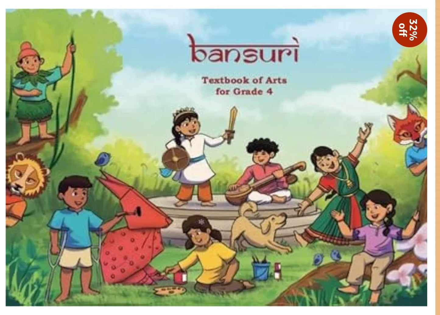 Bansuri - Textbook of Arts for Grade 4(NCERT)
