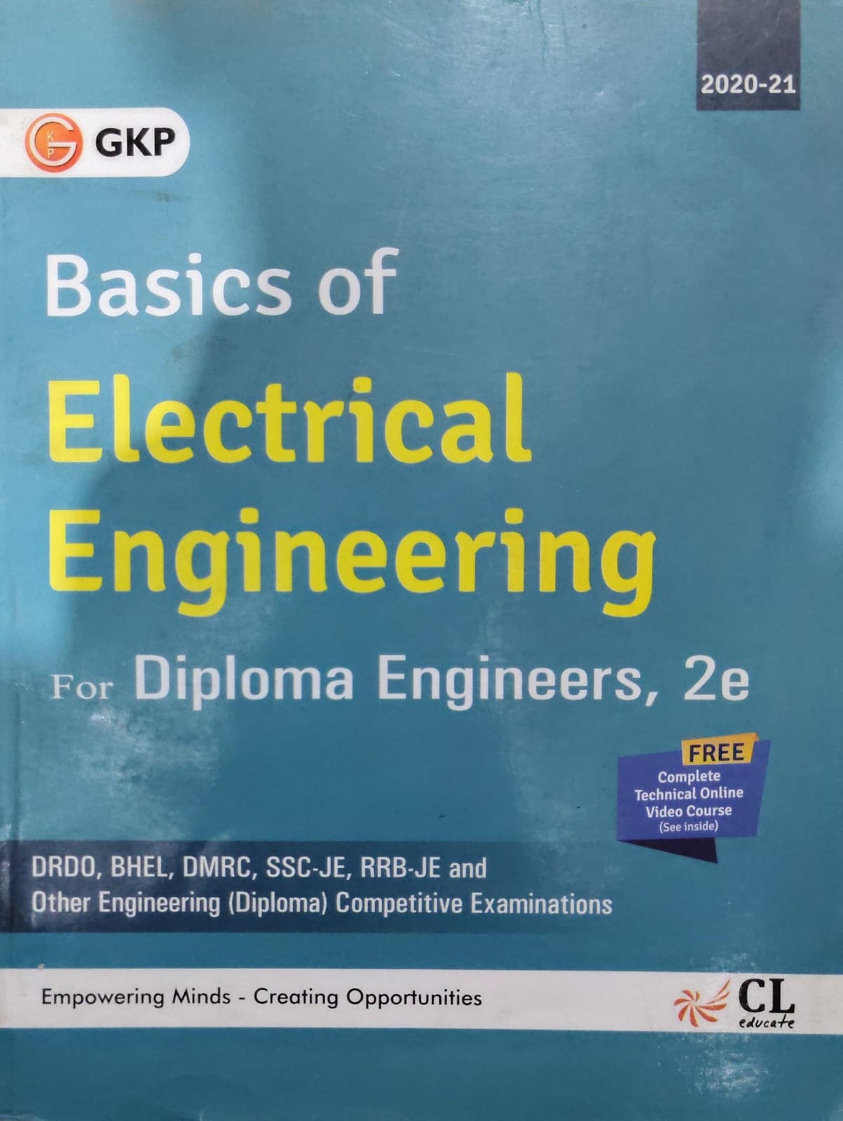 Basics of Electrical Engineering For Diploma Engineers 2e - GKP - 2020-21