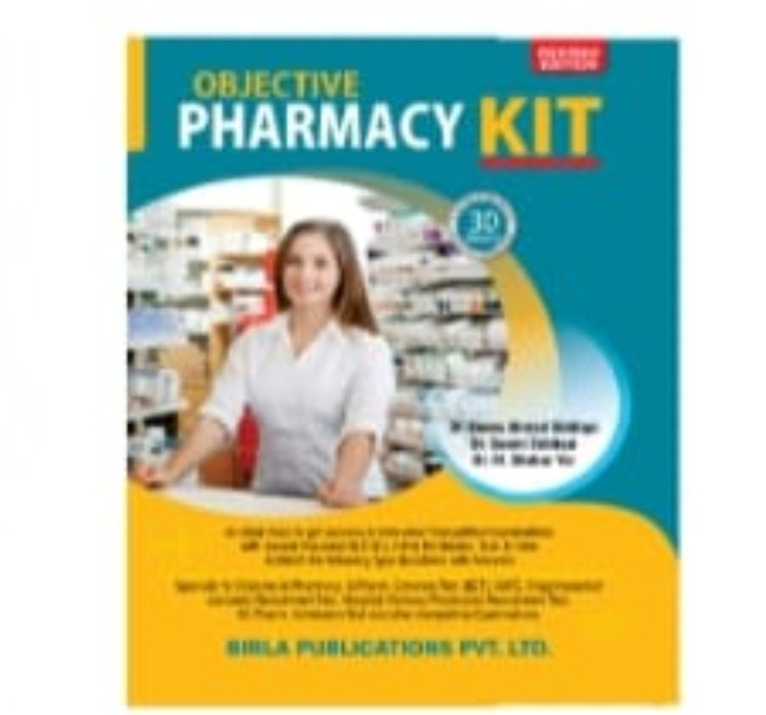 Objective Pharmacy Kit | Dr. Hema Aryani Siddiqui, Dr. Saurabh Siddiqui, Dr. M. Shahar Yar | Birla Publications Pvt. Ltd. | Revised Edition | 3D