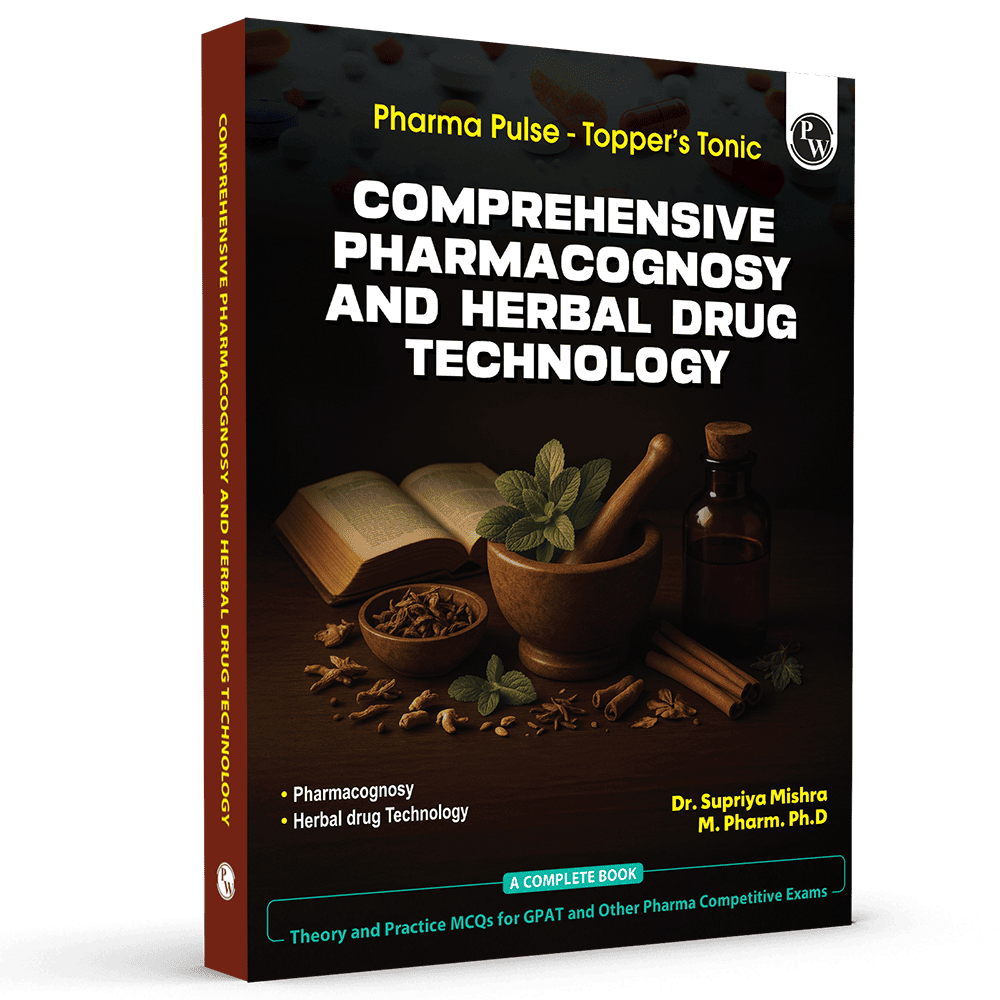 Pharma Pulse – Topper’s Tonic Comprehensive Pharmacognosy and Herbal Drug Technology By Dr. Supriya Mishra | Theory and Practice MCQs for GPAT and Other Pharma Competitive Exam
By PW